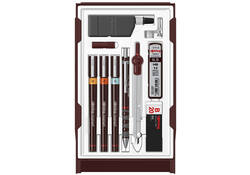 Tekenset rOtring Isograph 7-delig