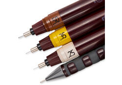 Tekenset rOtring Isograph college 0.25mm, 0.35mm en 0.5mm set à 3 stuks