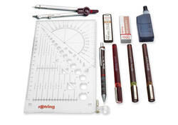 Tekenset rOtring Isograph Master 10-delig