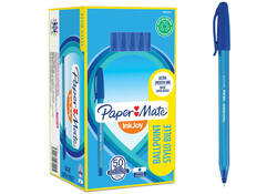 Balpen Paper Mate Inkjoy 100 fijn blauw
