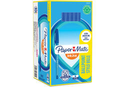 Balpen Paper Mate Inkjoy 100 fijn blauw