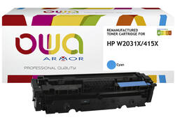 Tonercartridge OWA alternatief tbv HP W2031X blauw