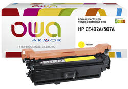 Tonercartridge OWA alternatief tbv HP CE402A geel
