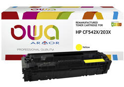 Tonercartridge OWA alternatief tbv HP CF542X geel