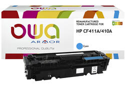 Tonercartridge OWA alternatief tbv HP CF411A blauw