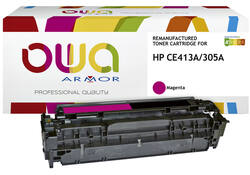 Tonercartridge OWA alternatief tbv HP CE413A rood