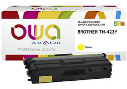 Toner OWA alternatief tbv Brother TN-423Y geel