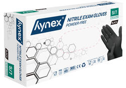 Handschoen Hynex S nitril zwart pak à 100 stuks