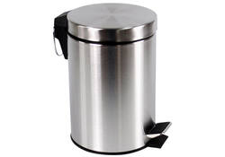 Afvalbak BRASQ pedaalemmer 3 liter rvs