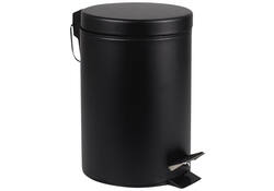 Afvalbak BRASQ pedaalemmer 12 liter zwart