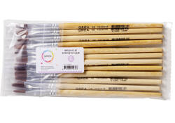 Kwast Qrea synthetisch haar nr 10 breedte 9,4mm