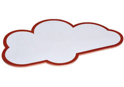 Workshopkaarten MAUL wolk 27x43cm wit 20stuks