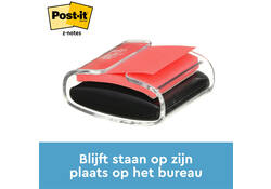 Memoblokdispenser 3M tbv Post-it Z-Note 76x76mm transparant + 12 blok Z-notes