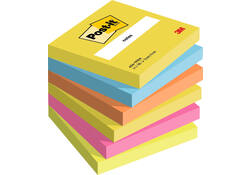 Memoblok 3M Post-it 654 76x76mm Energetic Colours