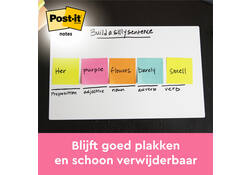Memoblok 3M Post-it 654 76x76mm Energetic Colours