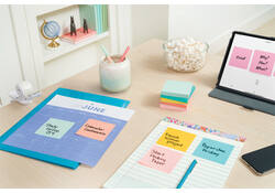Memoblok 3M Post-it 654 76x76mm Beachside Colour