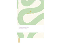 Notitieboek One Line A Day Flow groen/ wit lijn
