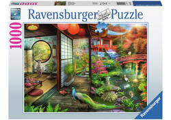 Puzzel Ravensburger Theehuis Japanse tuin 1000 stukjes