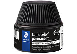 Viltstiftvulling Staedtler Lumocolor permanent 30ml zwart