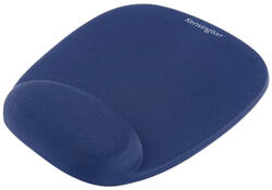 Muismat Kensington met Polsondersteuning Foam blauw