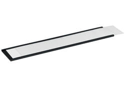 Etikethouder Durable magnetisch 200x40mm antraciet