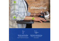 Armsteun R-Go Ergonomisch Zwart