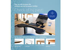 Armsteun R-Go Ergonomisch Zwart