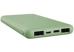 Powerbank Trust Primo 10.000 mAh eco groen
