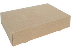 Cateringdoos IEZZY 35cm plasticvrij bruin 10 stuks