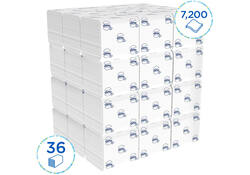 Toiletpapier Kleenex gevouwen tissues 2 laags 36x200stuks wit 8408
