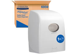 Handdoekroldispenser Aquarius wit 6959