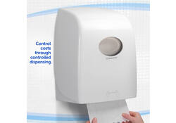 Handdoekroldispenser Aquarius wit 6959