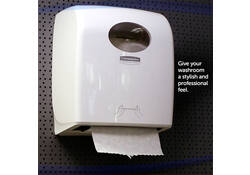 Handdoekroldispenser Aquarius wit 6959