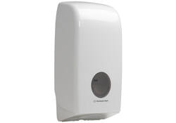 Toiletpapierdispenser Aquarius gevouwen tissue wit 6946