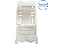 Toiletpapierdispenser Aquarius gevouwen tissue wit 6946