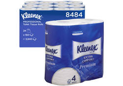 Toiletpapier Kleenex 4-laags 160vel wit 8484