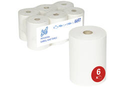 Handdoekrol Scott Slimroll 1-laags 190m wit 6697
