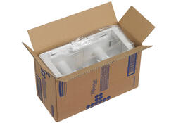 Toiletpapierdispenser Aquarius duo voor kleine rollen wit 6992