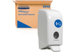 Handzeepdispenser Aquarius 1 liter wit 6948