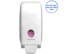 Handzeepdispenser Aquarius 1 liter wit 6948