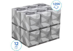 Facial tissues Kleenex 2-laags kubus 12x88stuks wit 8834