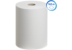 Handdoekrol Scott Slimroll 1-laags 165m wit 6657