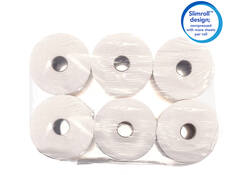 Handdoekrol Scott Slimroll 1-laags 165m wit 6657