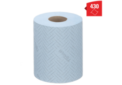 Poetspapier WypAll L10 GeneralClean 1-laags 430 vel blauw 6223