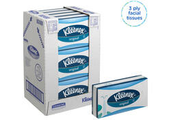 Facial tissues Kleenex 3-laags standaard 12x72stuks wit 8824
