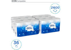 Toiletpapier Kleenex 2-laags 600vel wit 8441