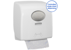 Handdoekroldispenser Aquarius Slimroll wit 7955