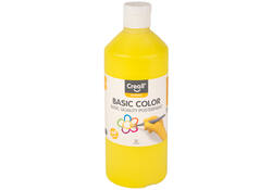 Plakkaatverf Creall basic geel 500ml
