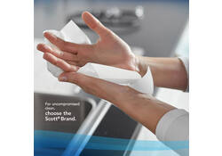 Handdoek Scott i-vouw 1-laags 21x20cm wit 15x304stuks 6689