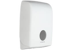 Handdoekdispenser Aquarius voor i-vouw wit 6945
